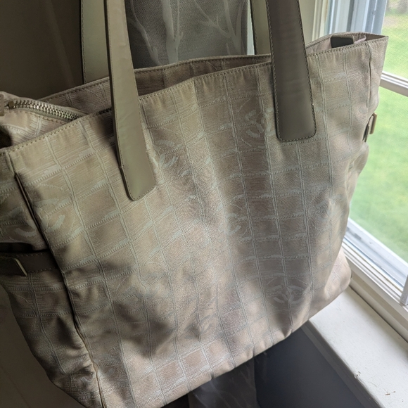 Chanel (w/COA) Travel Line Large Tote -- Vintage - Picture 1 of 17